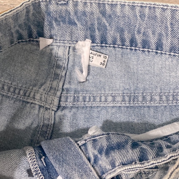 Princess Polly Olivia double waistband wide leg jeans denim - Picture 11 of 14